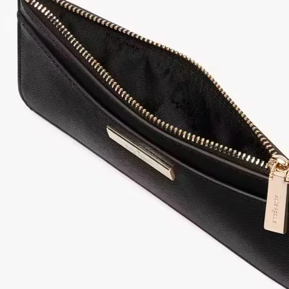 NWT Kate Spade Kenzie Boxed Large Slim Cardholder in Black - Picture 4 of 10